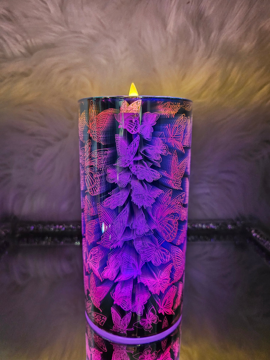 COLOUR CHANGING LED CANDLE WITH TIMER & REMOTE CONTROL