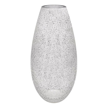 Silver Mirrored Sparkle Vase