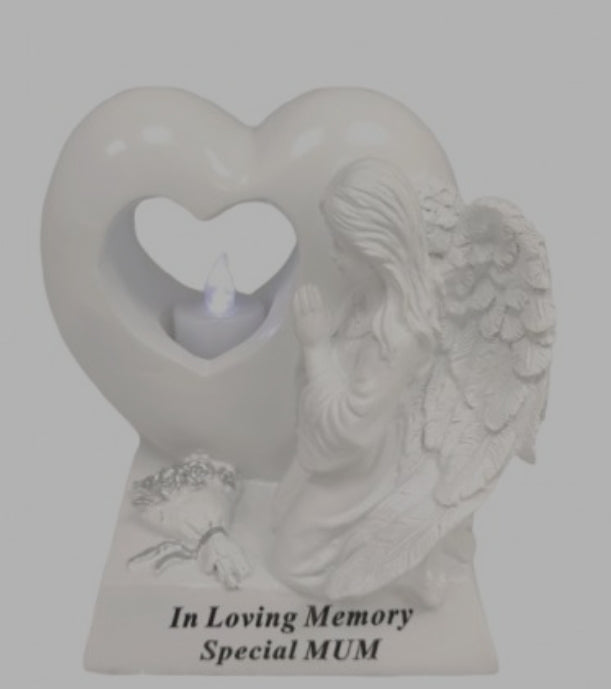 Angel Candle Memorial Ornament