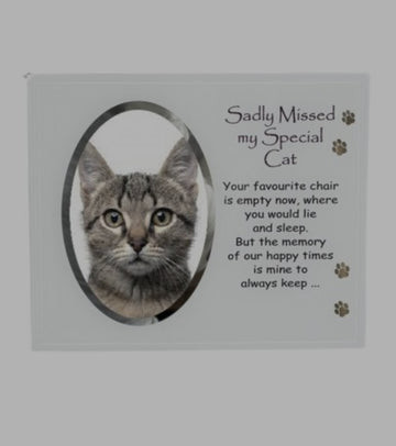 Cat Memorial Photo Frame