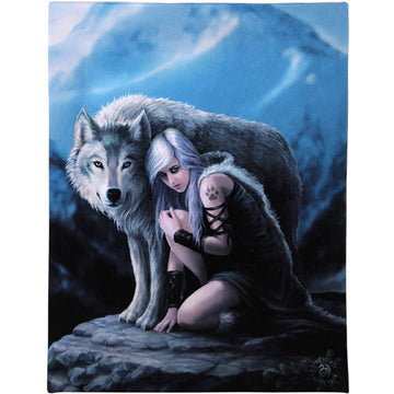 Protector Canvas Plaque by Anne Stokes