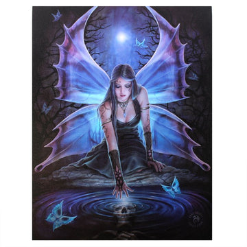 Immortal Flight Canvas Plaque by Anne Stokes