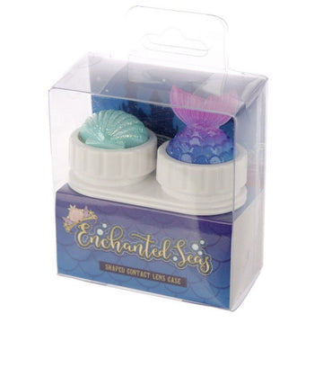 Enchanted Seas Mermaid Tail & Shell Topper Contact Lens Case