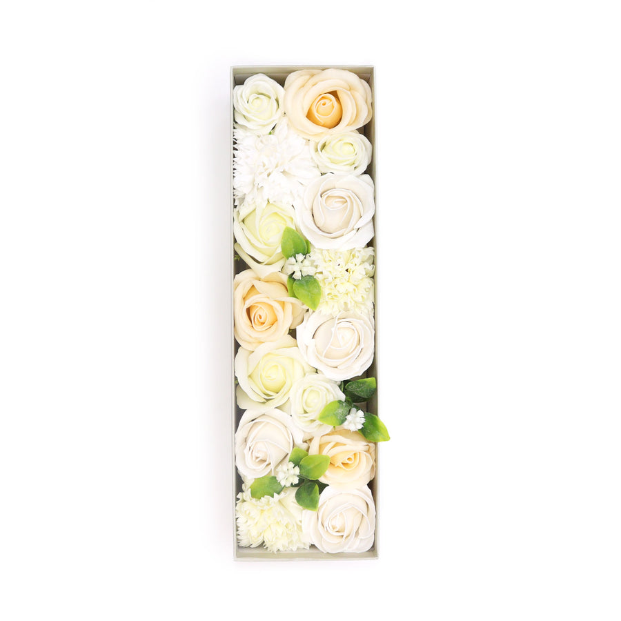 Beautiful Boxed Soap Flowers Assorted Sizes & Colours