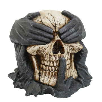 SEE HEAR SPEAK NO EVIL SKULL ORNAMENT BY SPIRAL DIRECT