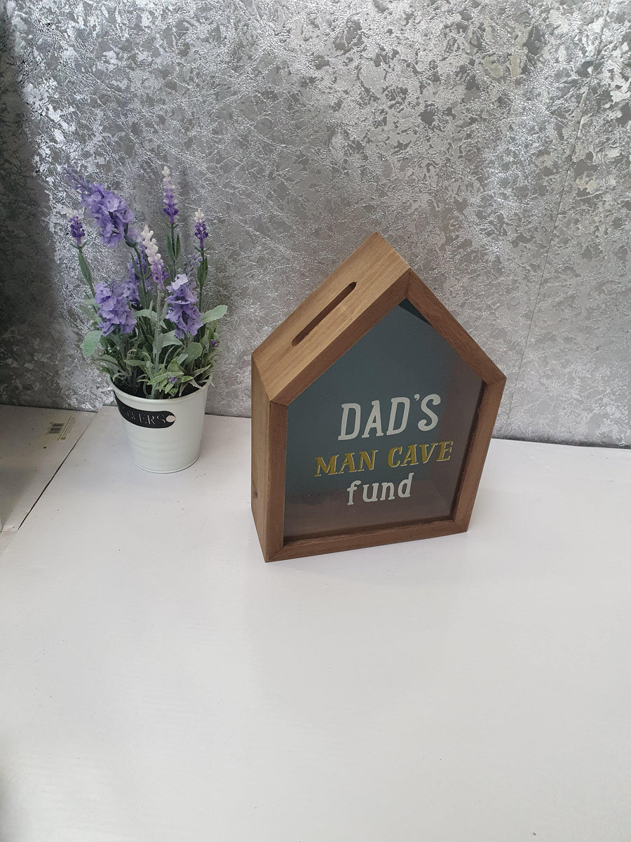 DADS MAN CAVE SAVING BOX - Glitter Pad