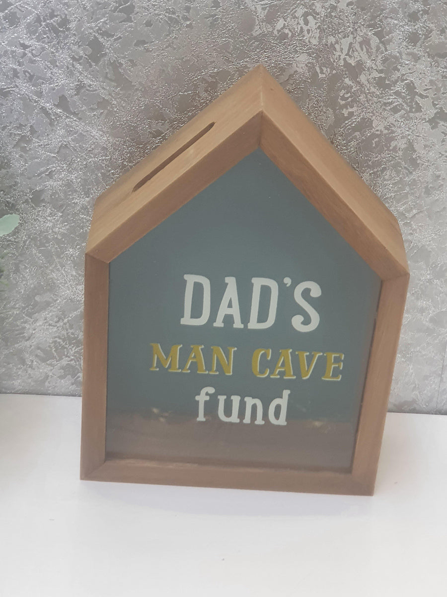 DADS MAN CAVE SAVING BOX - Glitter Pad