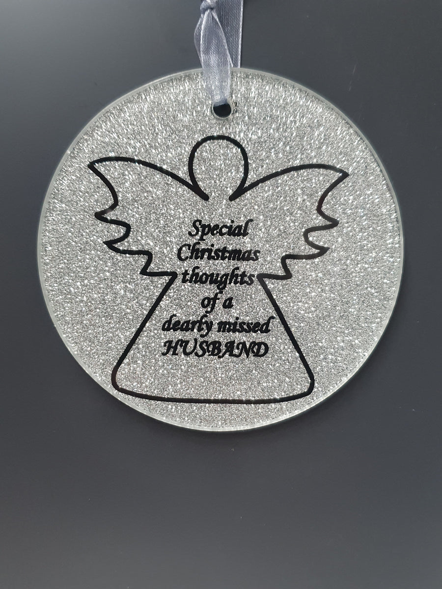 SPARKLY  MEMORIAL TREE HANGER