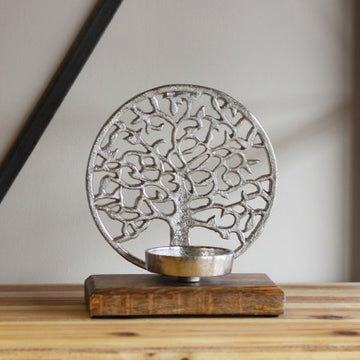 TREE OF LIFE CANDLE HOLDER,