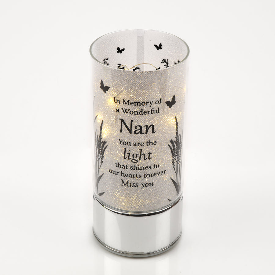 Nan memorial glass tube