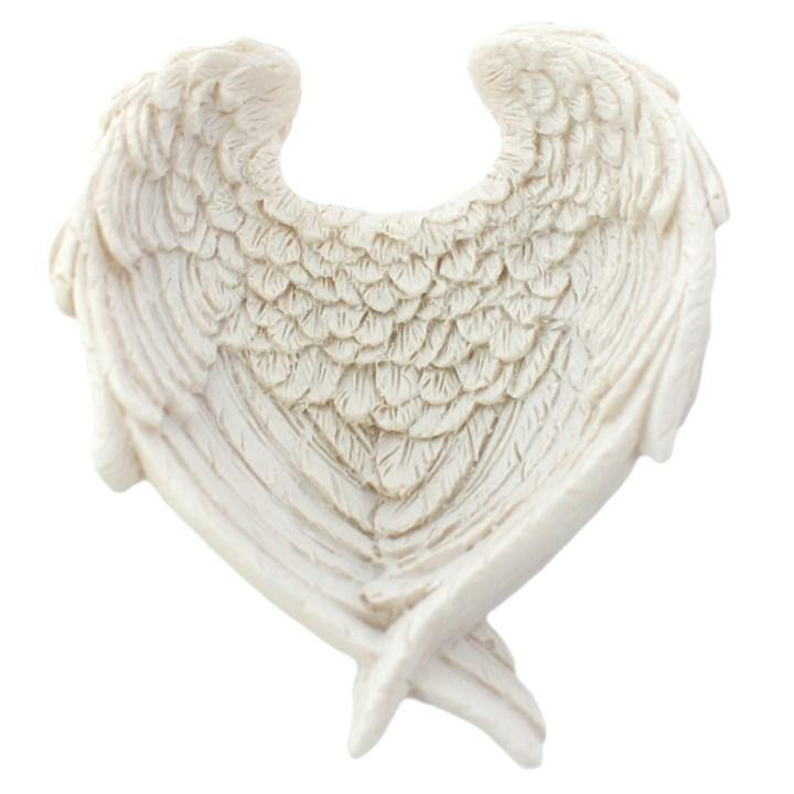 Angel wing Trinket Dish - Glitter Pad