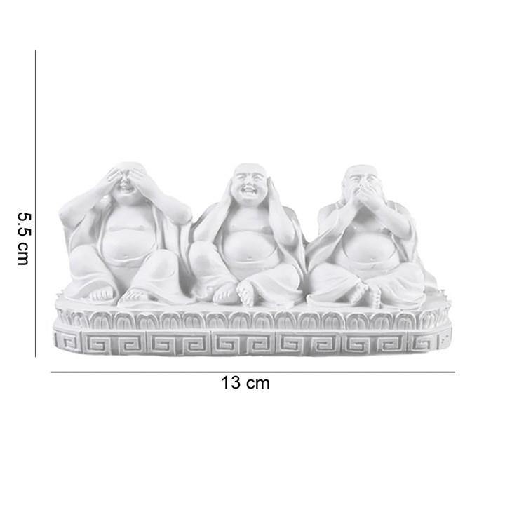 SEE, SPEAK, HEAR NO EVIL BUDDHAS - Glitter Pad