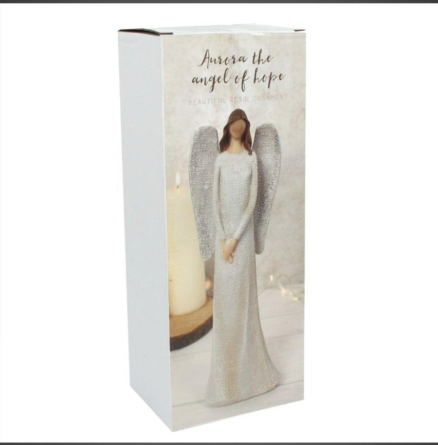 AURORA LARGE ANGEL ORNAMENT - Glitter Pad