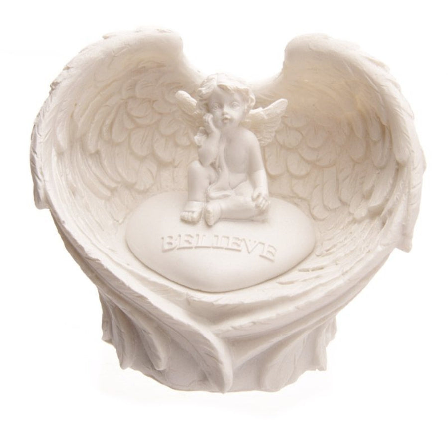 LED Angel Wings Cherub Ornament