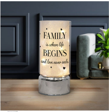 LED Glitter Tube Lamp - Family