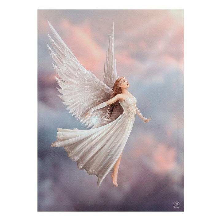 ASCENDENCE CANVAS PLAQUE BY ANNE STOKES – Glitter Pad