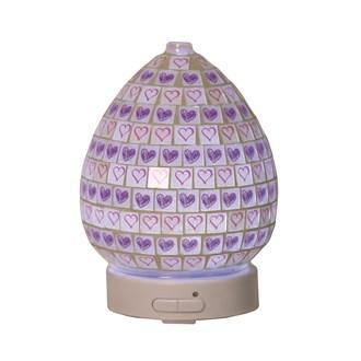 LED Ultrasonic Diffuser -  Hearts - Glitter Pad