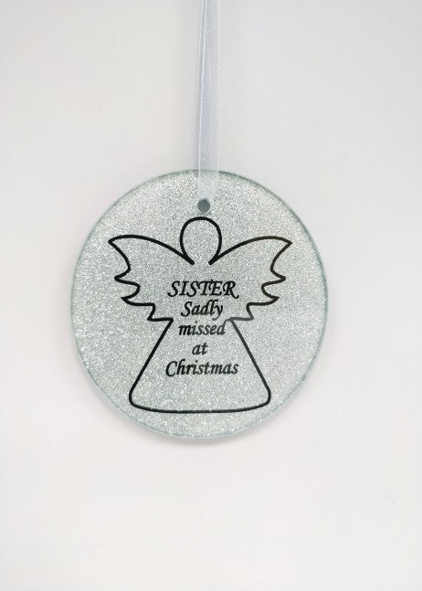 SPARKLY  MEMORIAL TREE HANGER