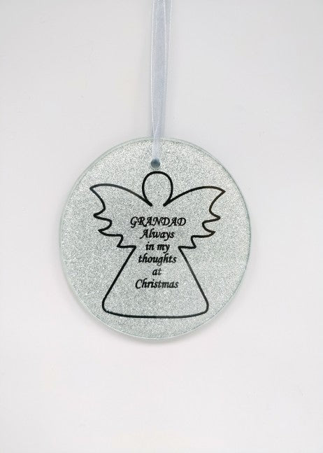 SPARKLY  MEMORIAL TREE HANGER