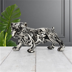 Monochrome Graffiti Standing  Art Bulldog 26cm