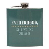 Fatherhood Whisky Hip Flask - Glitter Pad