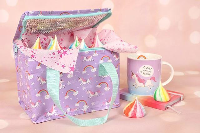 INSULATED UNICORN LUNCH BAG - Glitter Pad